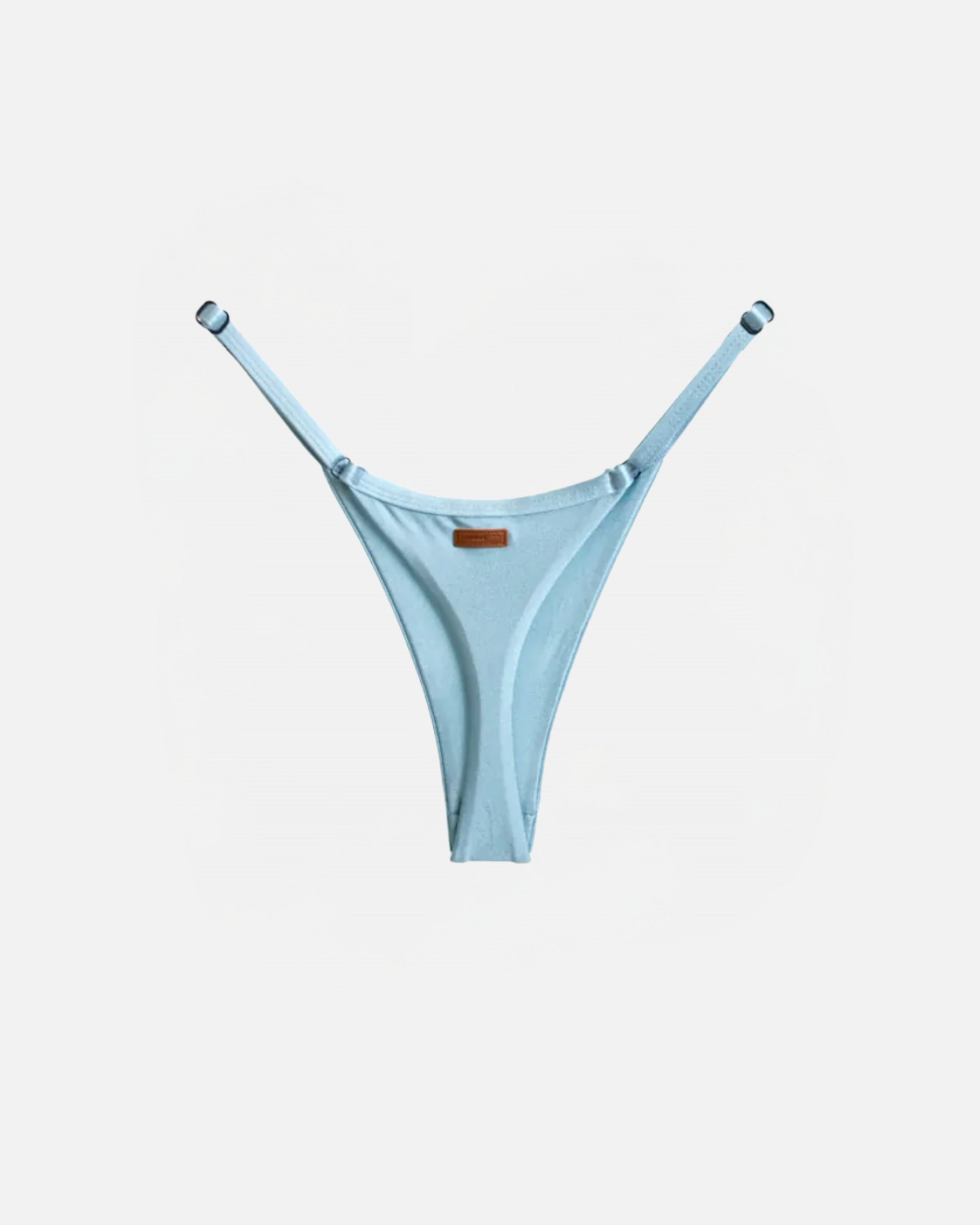 【絲光灰藍】SUNNY 極細日曬丁字泳褲