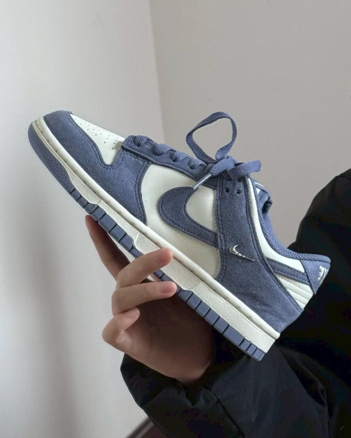 Nike Dunk Low "World Indigo" 薰衣草紫 霧霾藍紫 螺紋小銀勾 復古 麂皮 低筒休閒鞋 女鞋