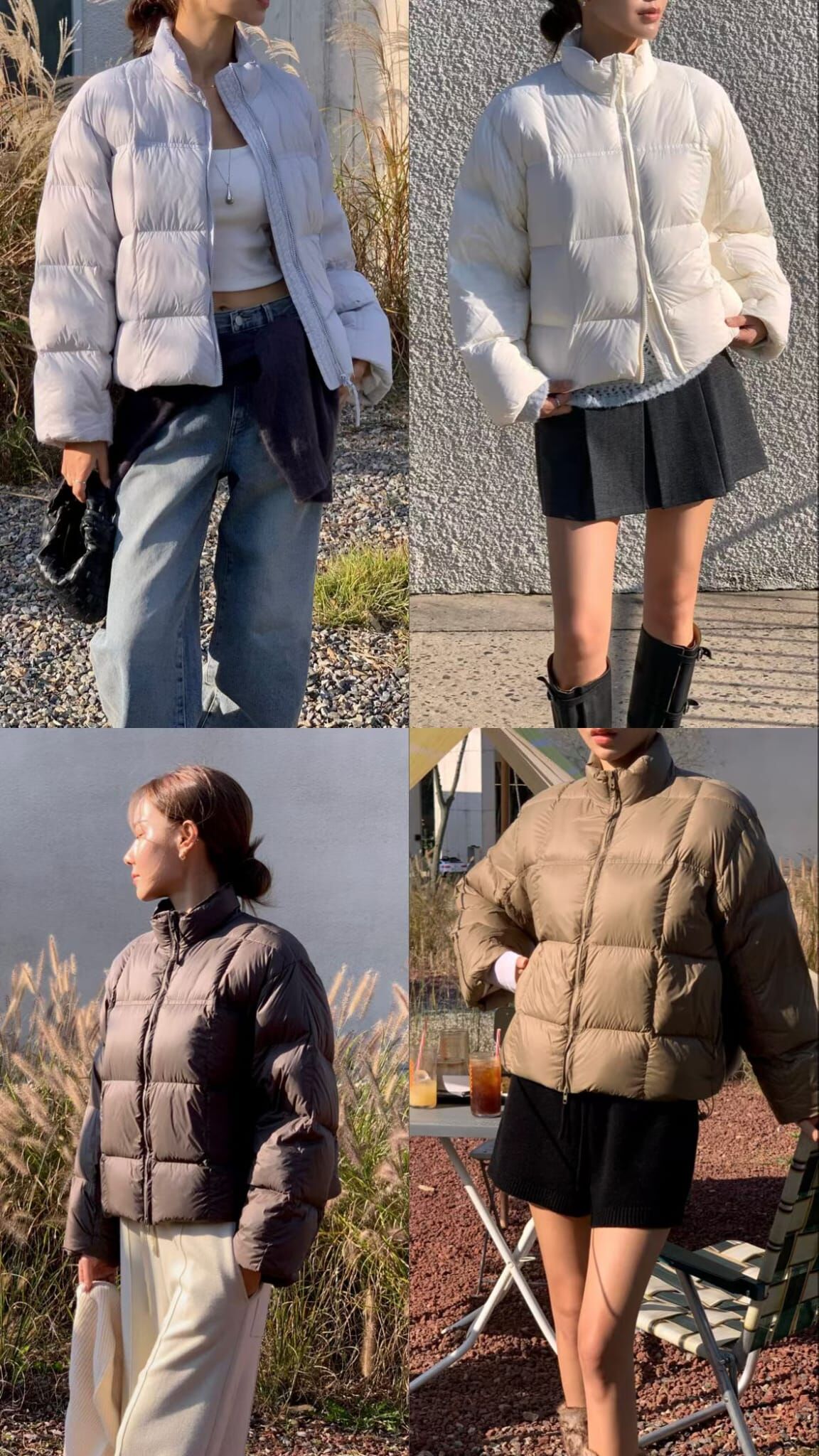 OB5135 鴨絨企領短版外套 *特價* (優惠碼同充值購物金不適用)