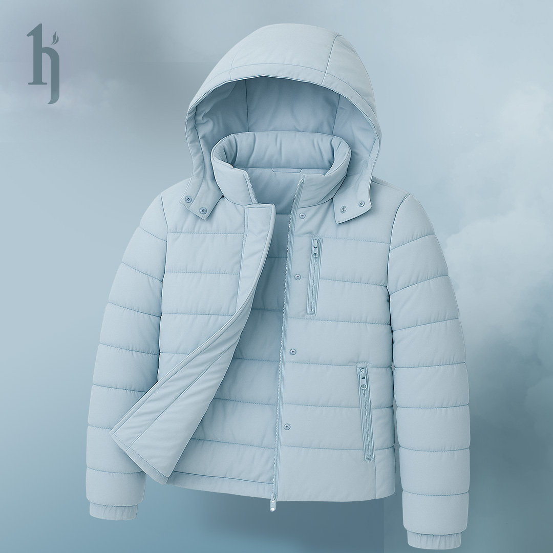 蓄熱雲絲絨外套-莫迪藍