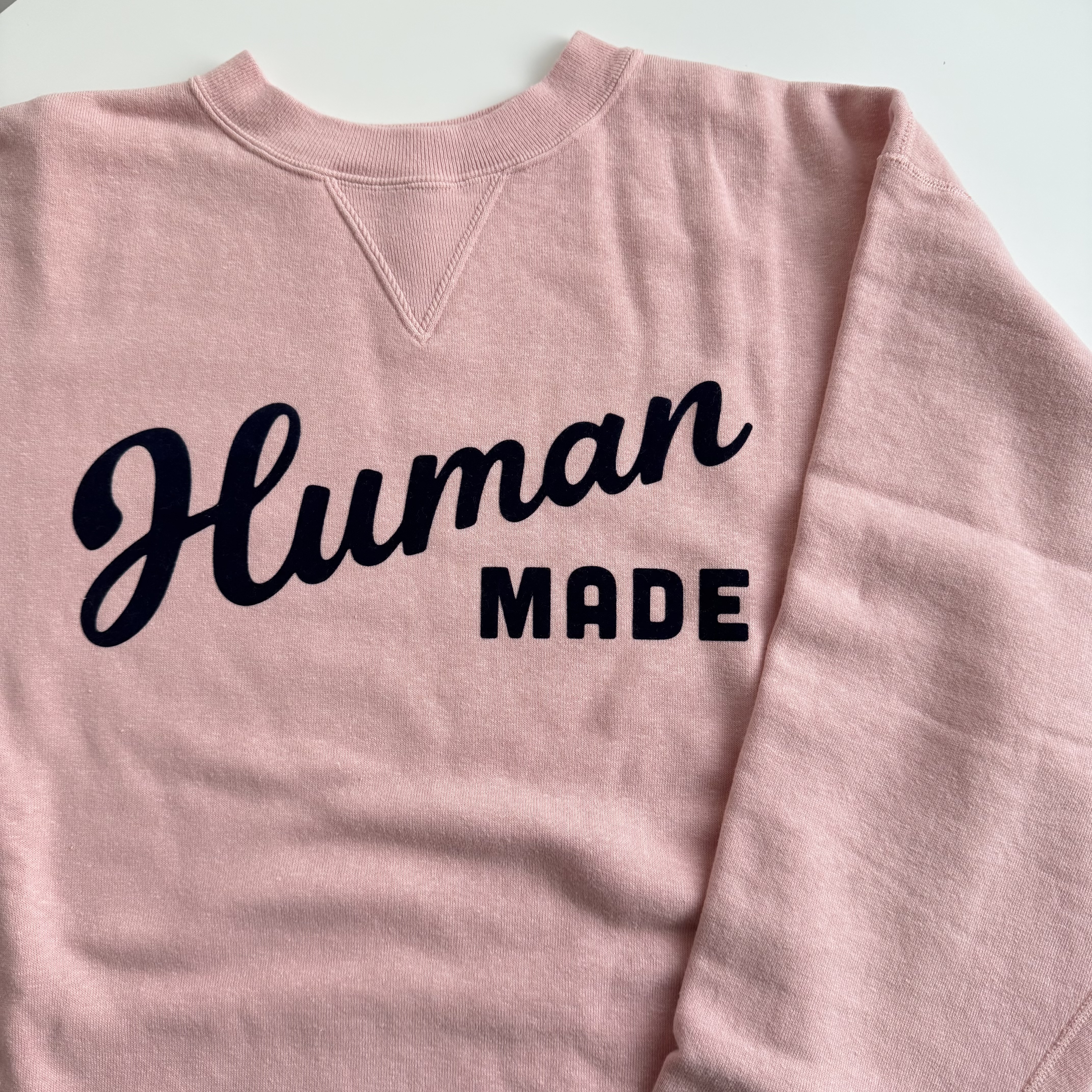現貨┃日本製 HUMAN MADE TSURIAMI SWEATSHIRT 草寫 LOGO 衛衣