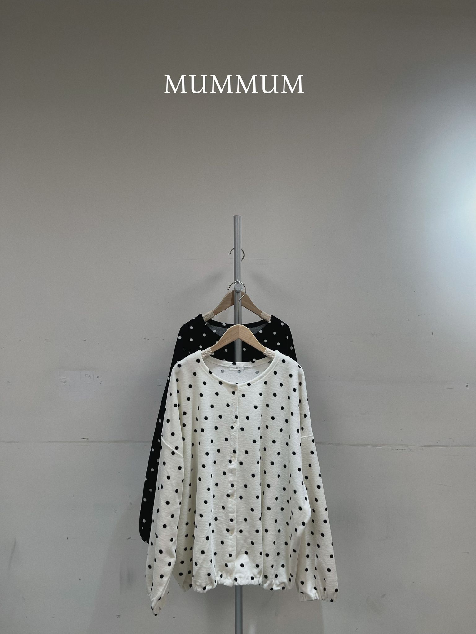 0212827a/毛毛絨波波點扣鈕上衣 60/54/28