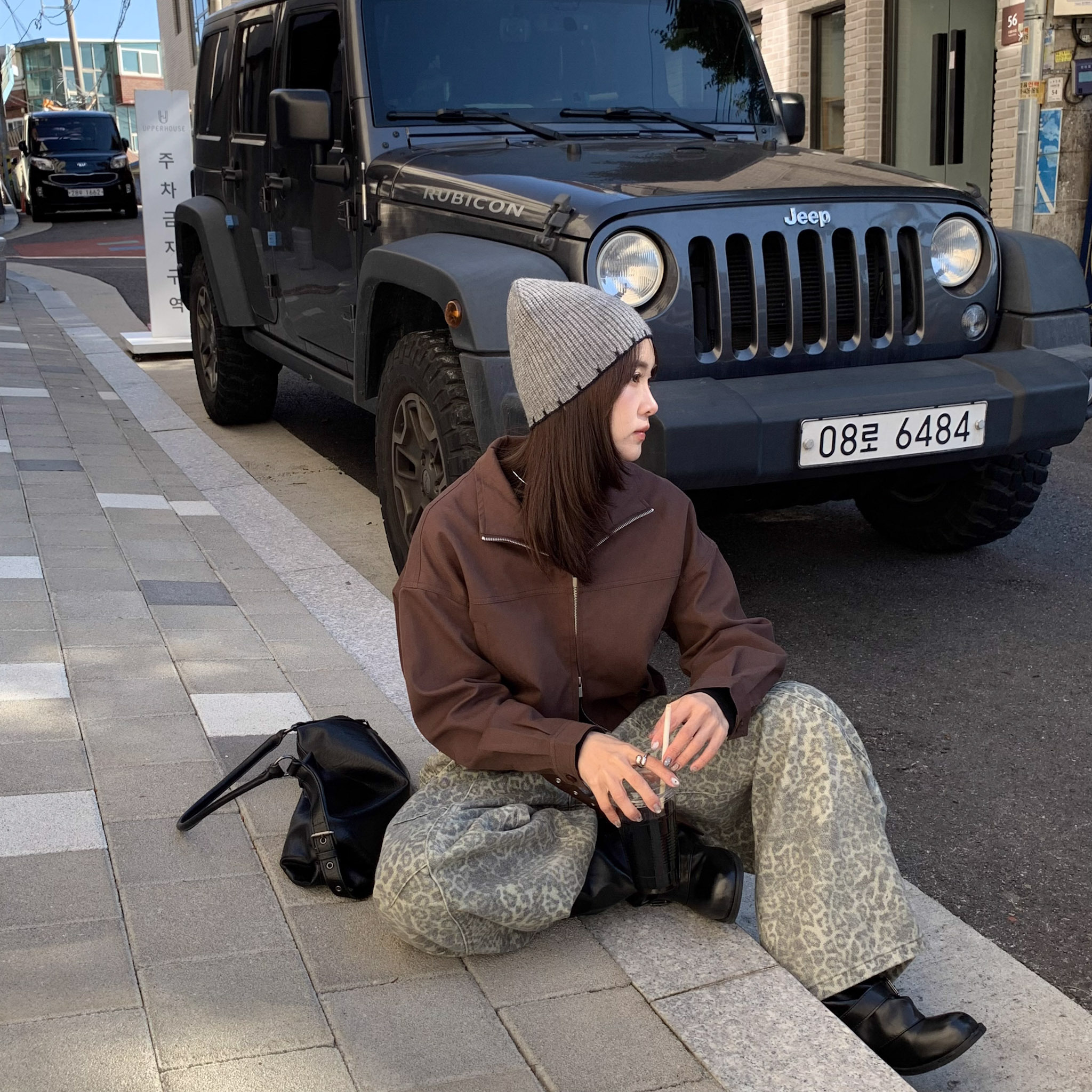 ISA_率性killer 鉚釘細節控雙拉鍊夾克外套_51049