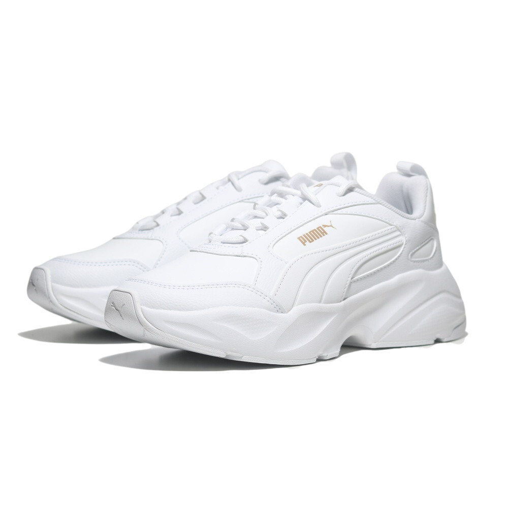PUMA 休閒鞋 CASSIA 2.0 L 全白 皮革 復古 老爹鞋 女 40267802