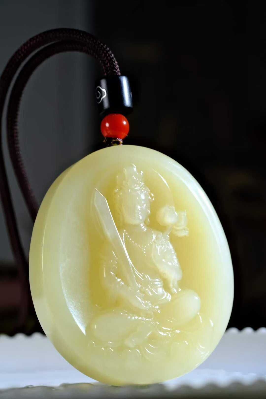 和田玉虛空藏菩薩,天然和田玉軟玉