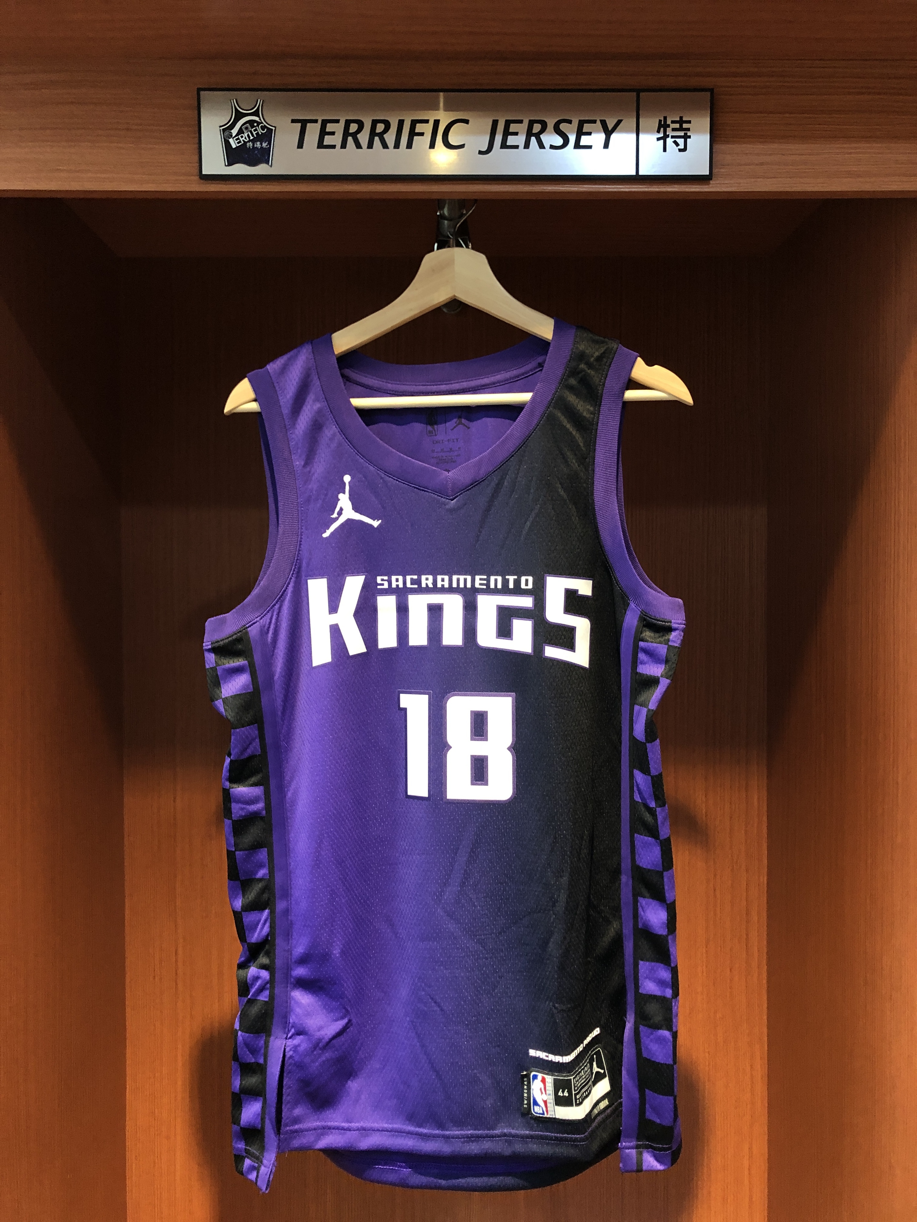 NBA球衣 Russell Westbrook 沙加緬度國王紫 Statement Jordan Swingman 球迷版 熱轉印 全新