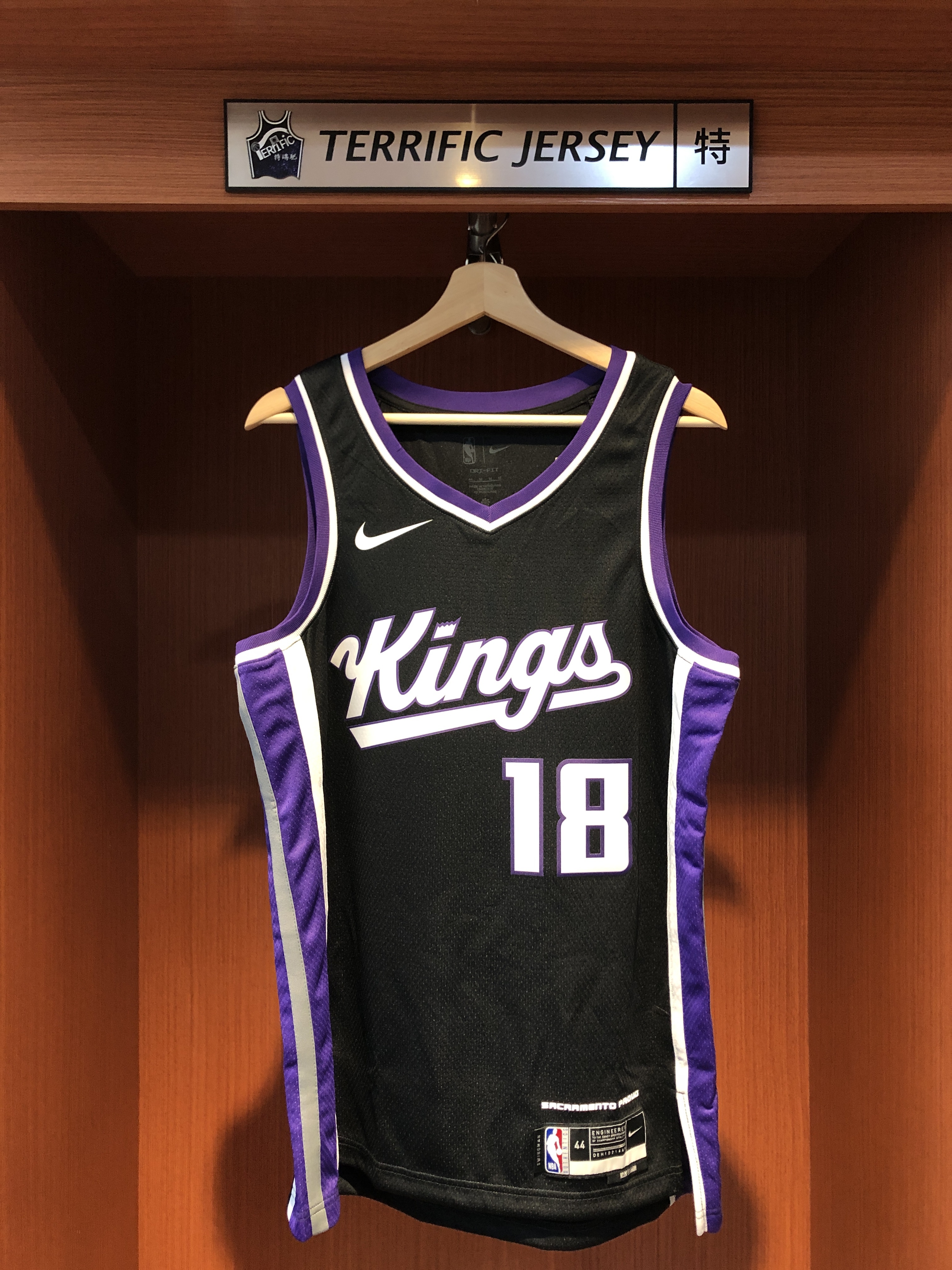 NBA球衣 Russell Westbrook 沙加緬度國王黑 Icon Nike Swingman 球迷版 熱轉印 全新