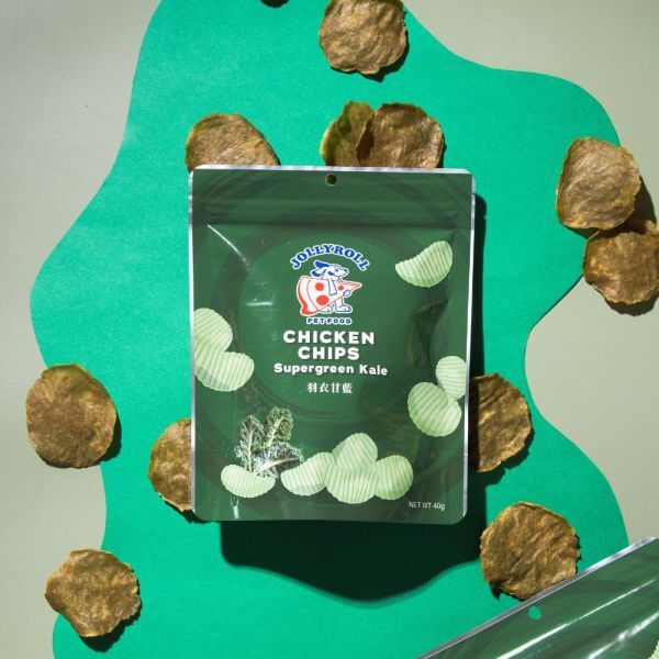 【喜翻 JOLLYROLL】Chips！雞肉洋芋片-羽衣甘藍 40g