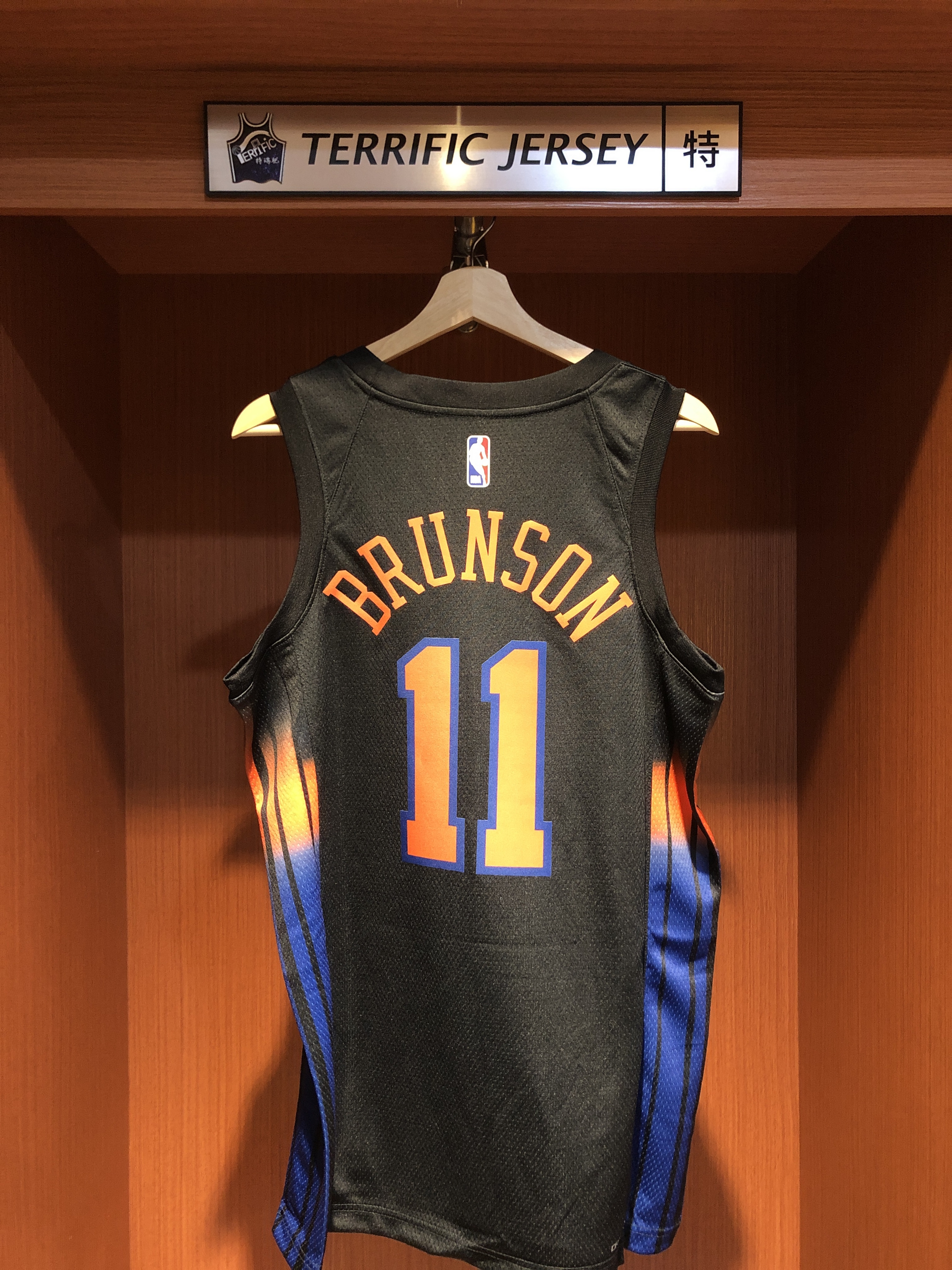 NBA球衣 Jalen Brunson 紐約尼克黑 Statement Jordan Swingman 球迷版 熱轉印 全新