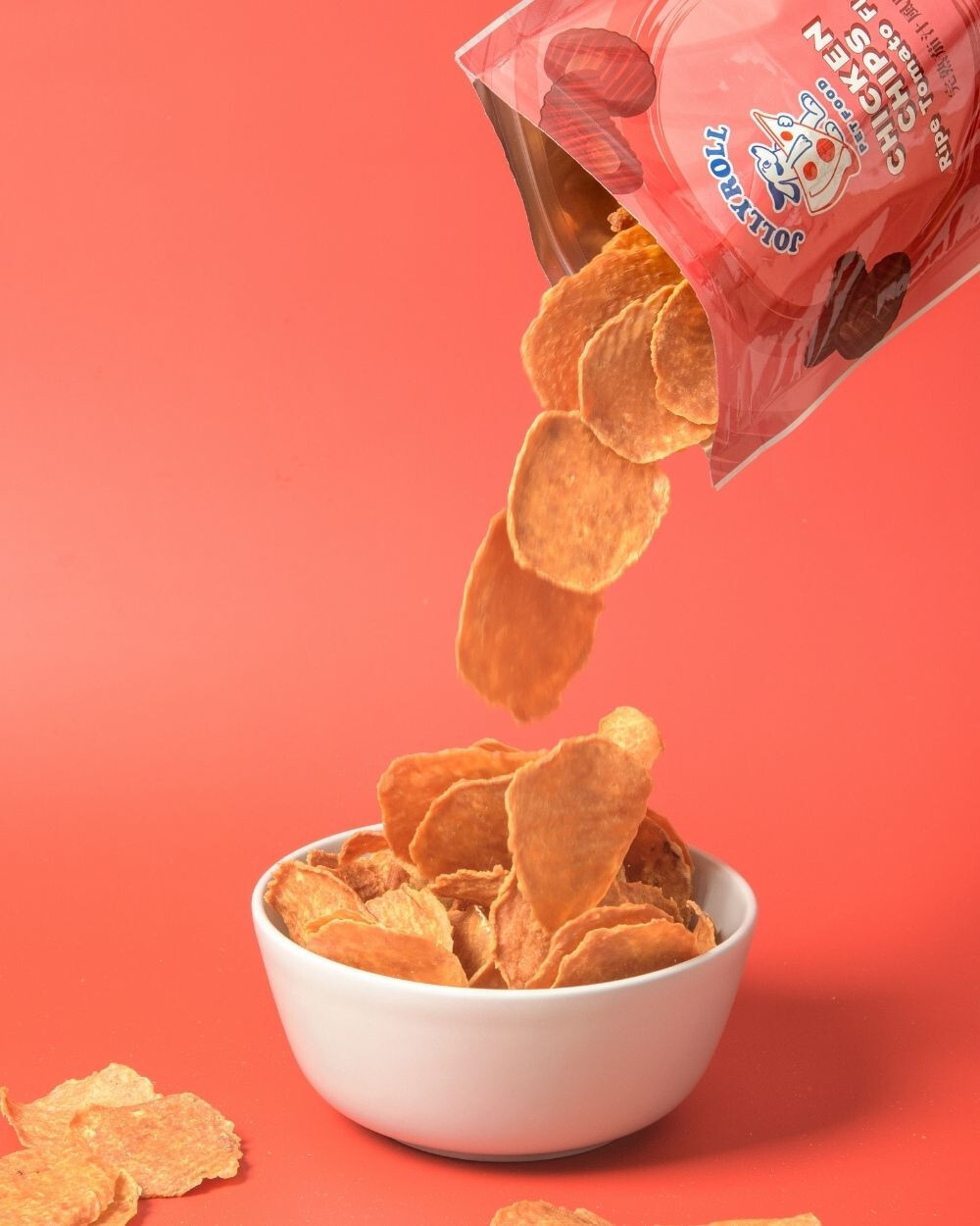 【喜翻 JOLLYROLL】Chips！雞肉洋芋片-完熟茄汁風味 40g