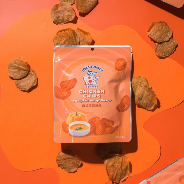 【喜翻 JOLLYROLL】Chips！雞肉洋芋片-南瓜濃湯風味 40g