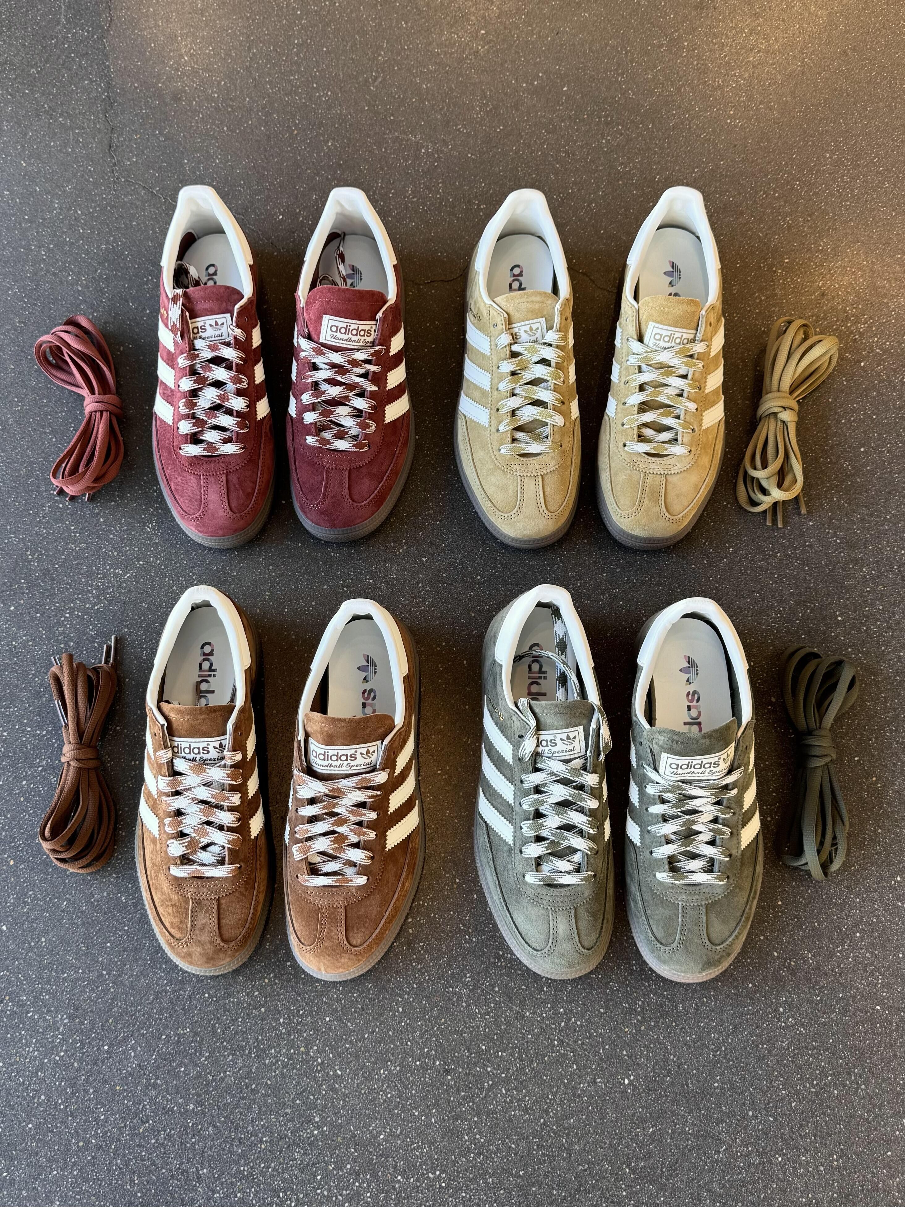 代購-Adidas Originals Handball Special 秋冬調色盤 紅/黃/棕/綠