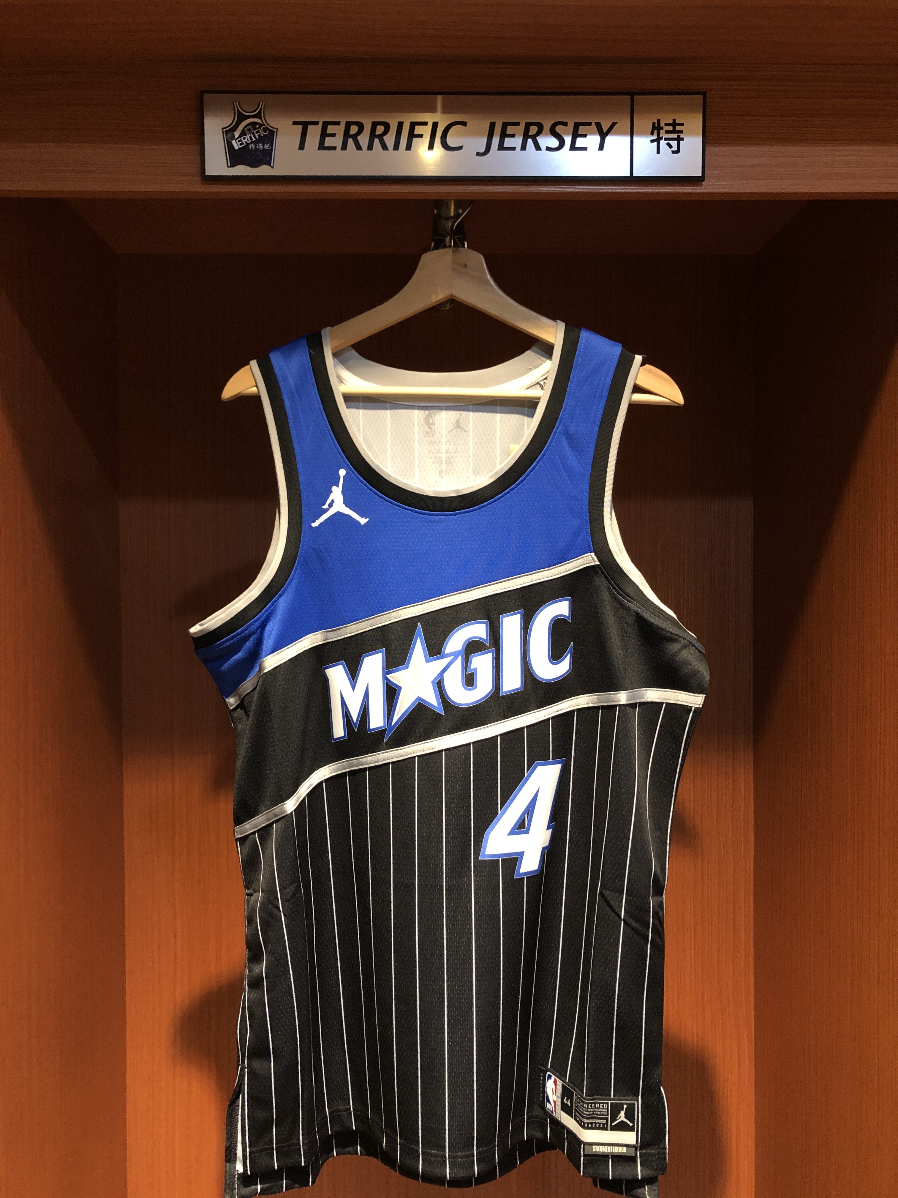 NBA球衣 Jalen Suggs 奧蘭多魔術黑 Statement Jordan Swingman 球迷版 熱轉印 全新