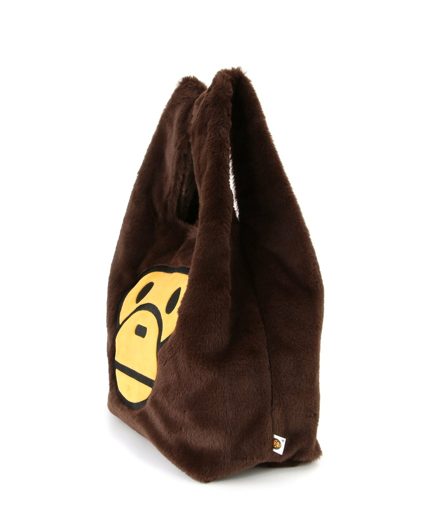 2025AW BAPE A BATHING APE BABY MILO STORE FUR TOTE BAG 毛絨 絨毛 手提包 現貨 AL70189321