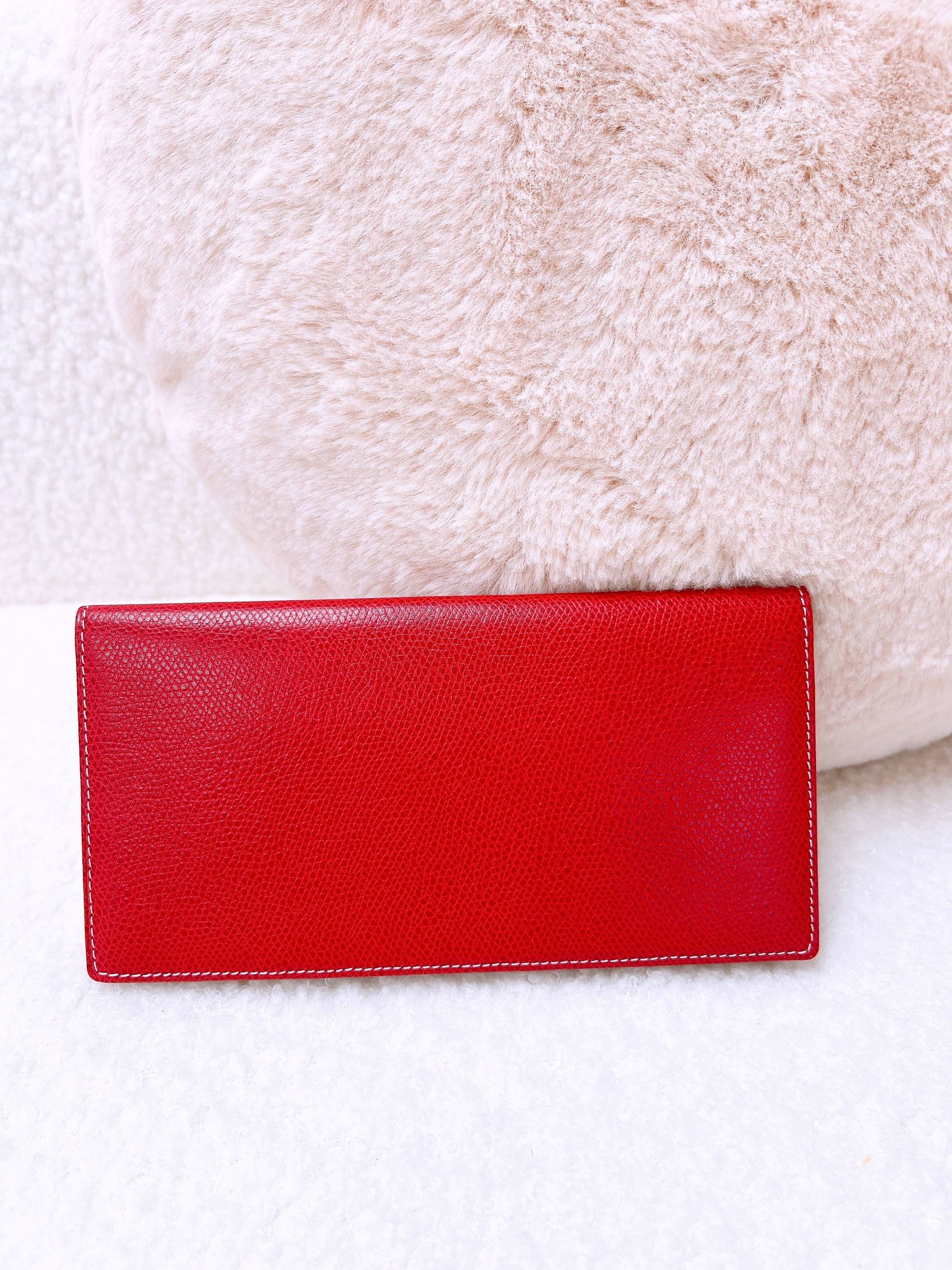 Loewe long wallet vintage red