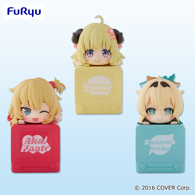 「官品代購」 hololive FURYU 景品 Hikkake Figure vol.3 赤井はあと❤️‍🔥/角巻わため🐏/風真いろは🍃 ひっかけフィギュア