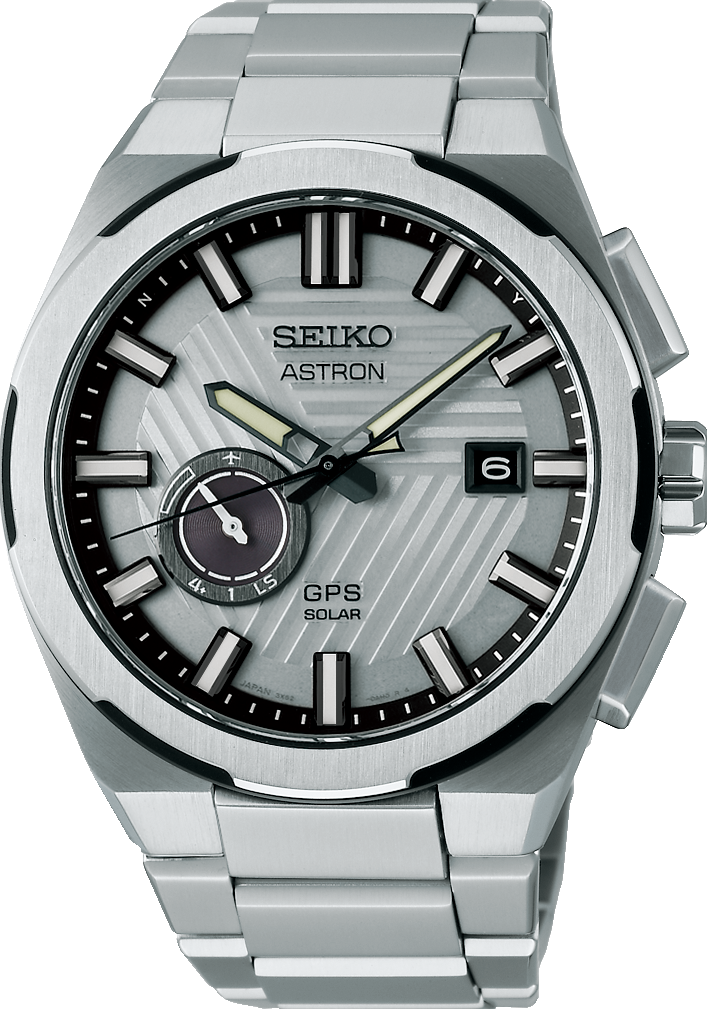 萬年鐘錶 - SEIKO ASTRON  八角鈦金屬太空面盤GPS太陽能衛星對時男錶  SSJ037J1/ 3X62-0AH0N 錶徑42MM