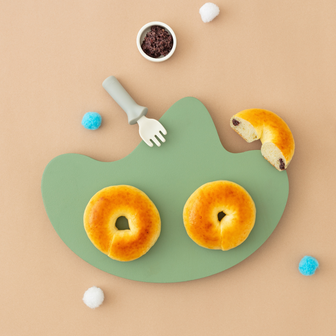 烤的甜甜圈(紅豆芝麻)