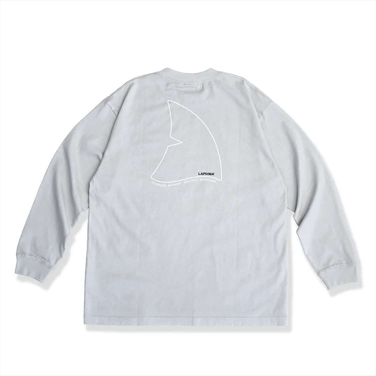 LAPRIMA 標語印花水洗長袖圓領衛衣