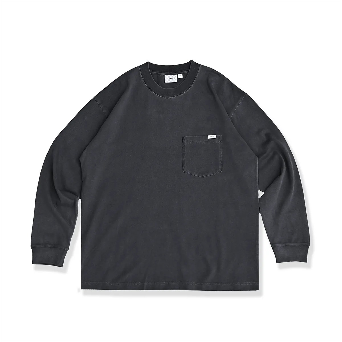 LAPRIMA 標語印花蠟染口袋長袖