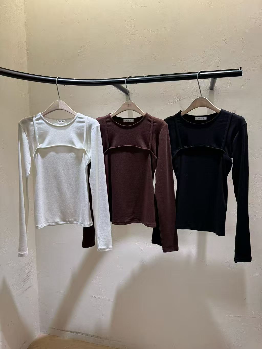 WJ5163 軟綿綿彈力長袖上衣