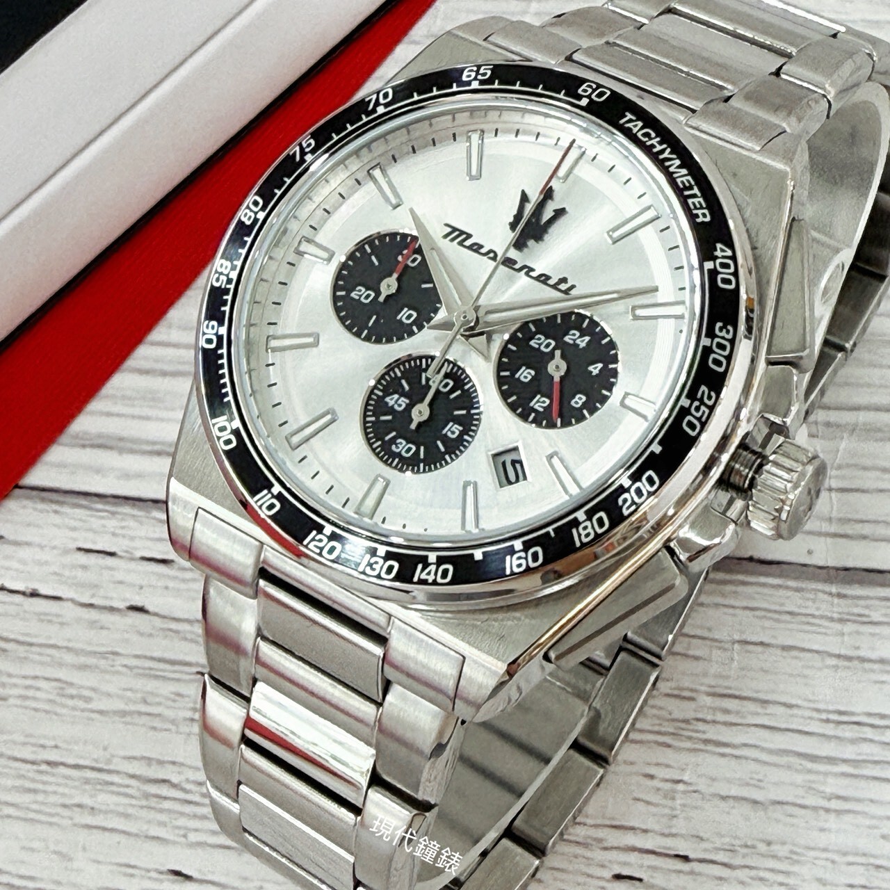 【Maserati 瑪莎拉蒂】Velocità系列 三眼計時禮盒組R8873652009 43mm 現代鐘錶