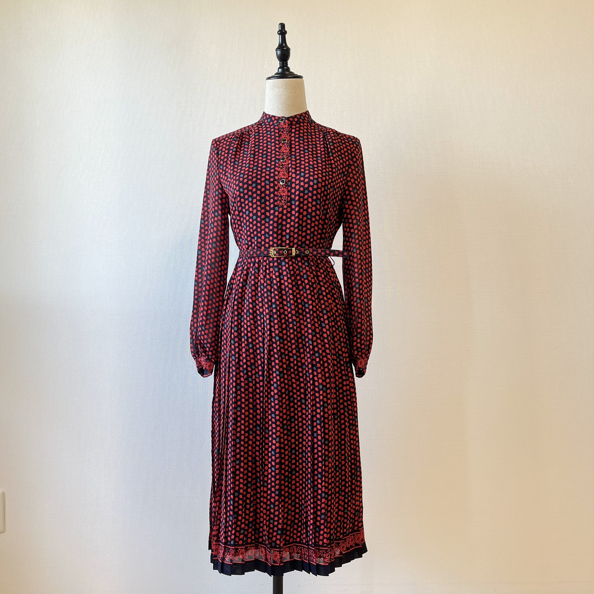 午夜葉舞古著連身裙