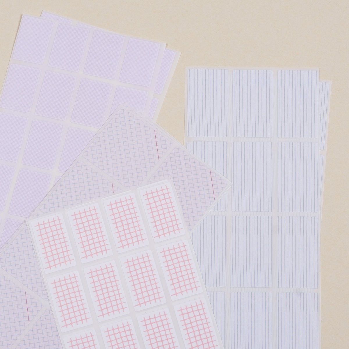 貼紙綜合包 格線指南 多用途格線 模造貼｜一分之一工作室 台灣