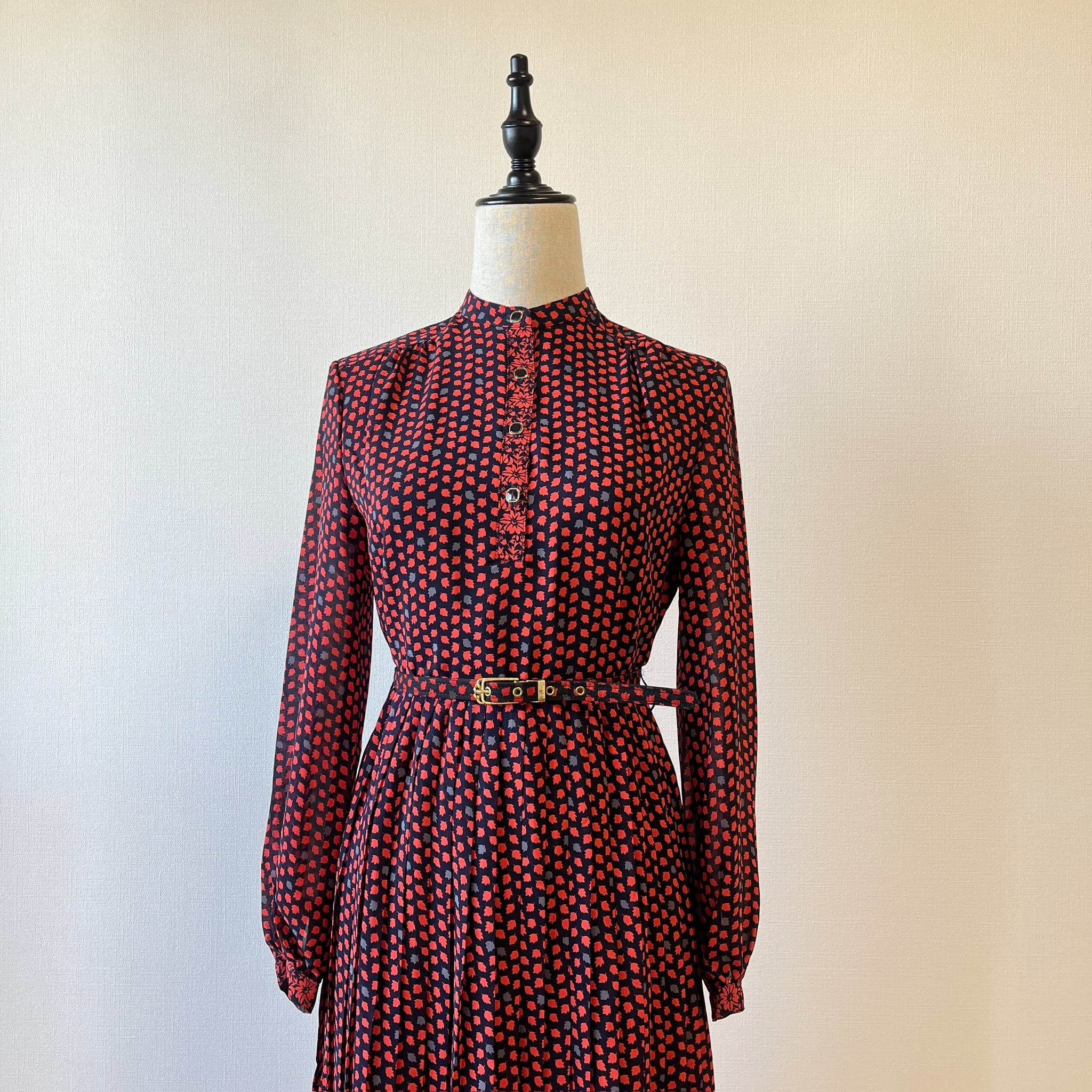 午夜葉舞古著連身裙