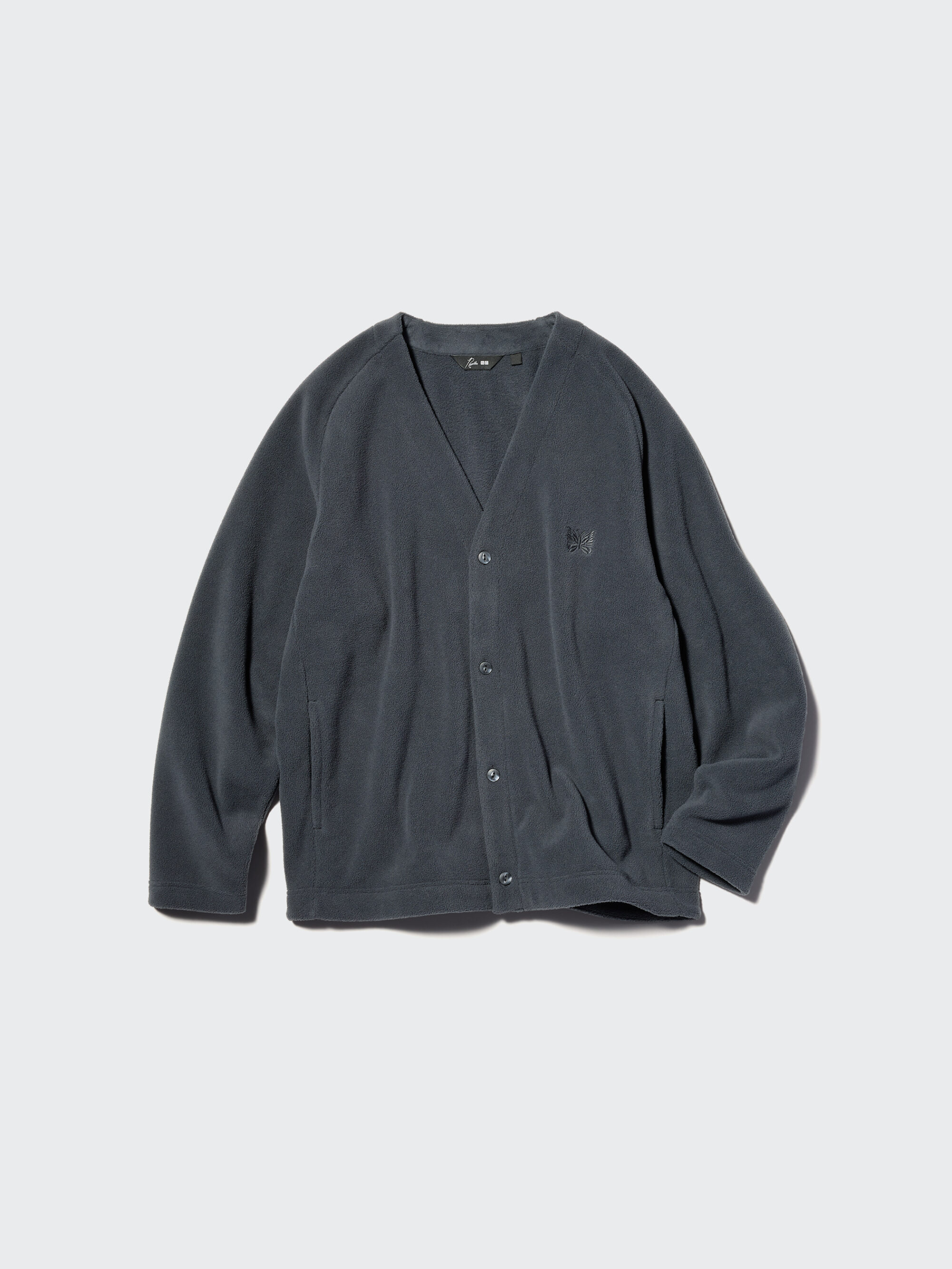 -(B2c01)-UNIQLO X NEEDLES 2025秋冬系列 刷毛寬版開襟外套