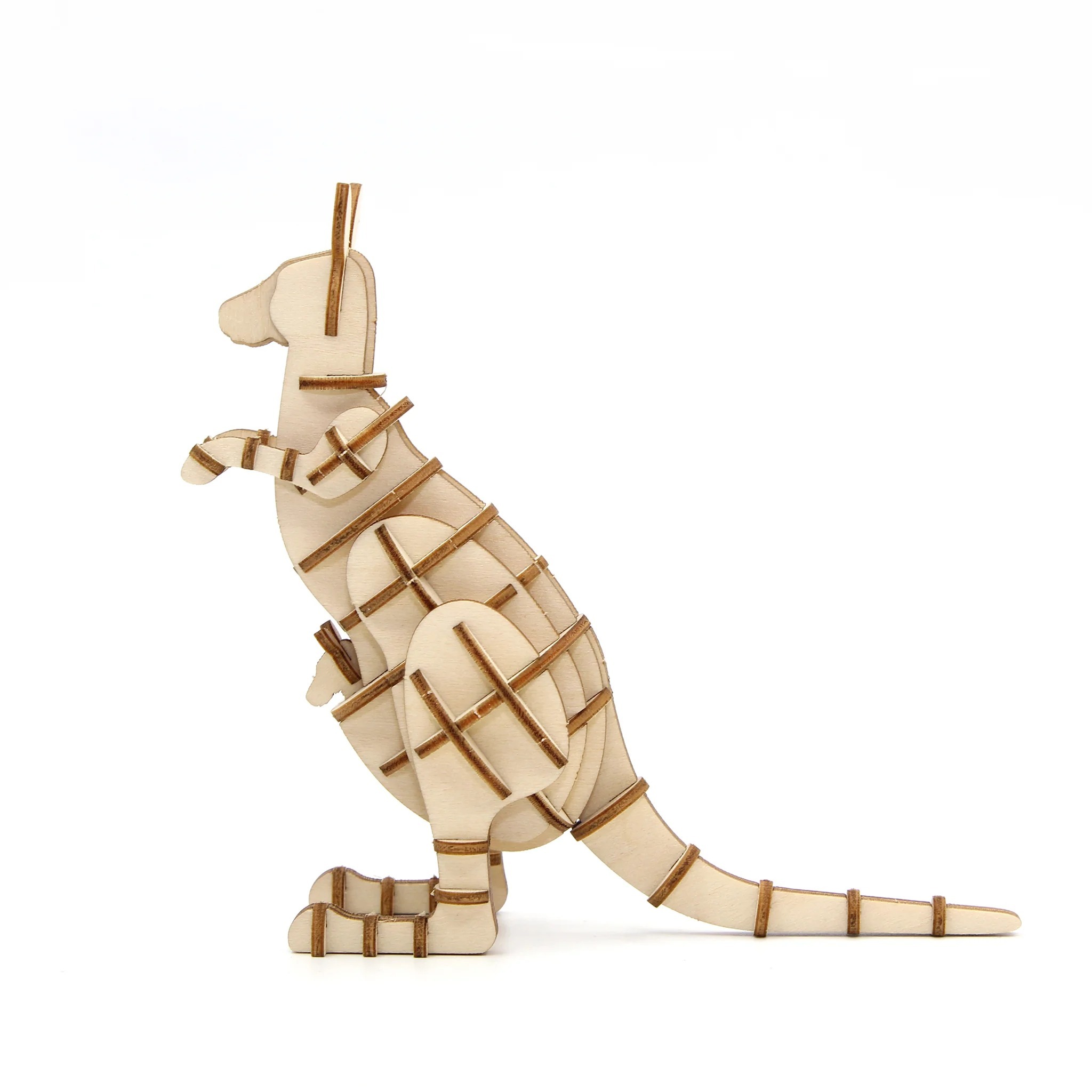 Jigzle 3D Wooden puzzle - kangaroo