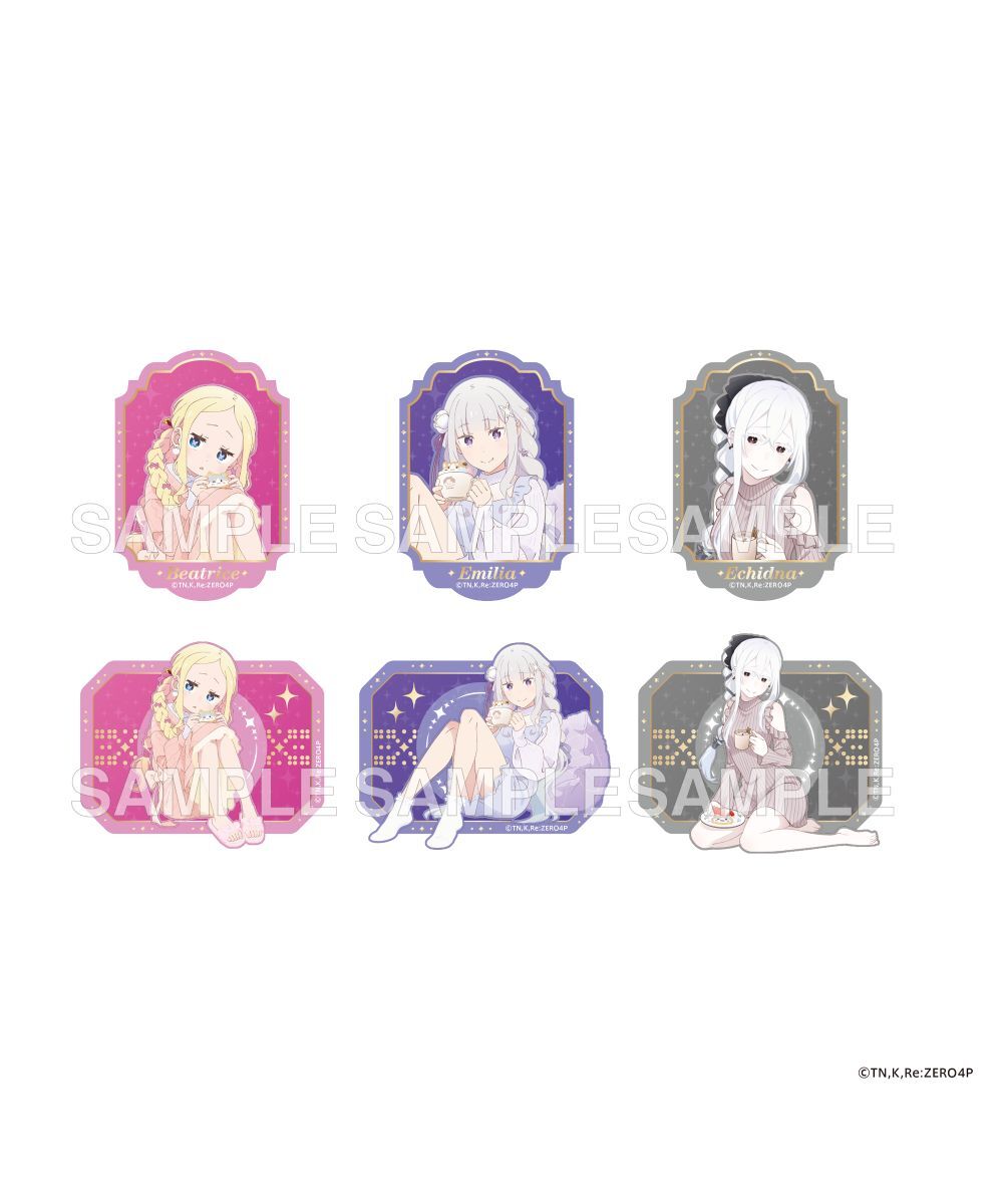 預購-「Re:從零開始的異世界生活」集換式閃亮亮壓克力徽章 愛蜜莉雅的誕生日生活2025 ver. BOX販售【日本進口精品】