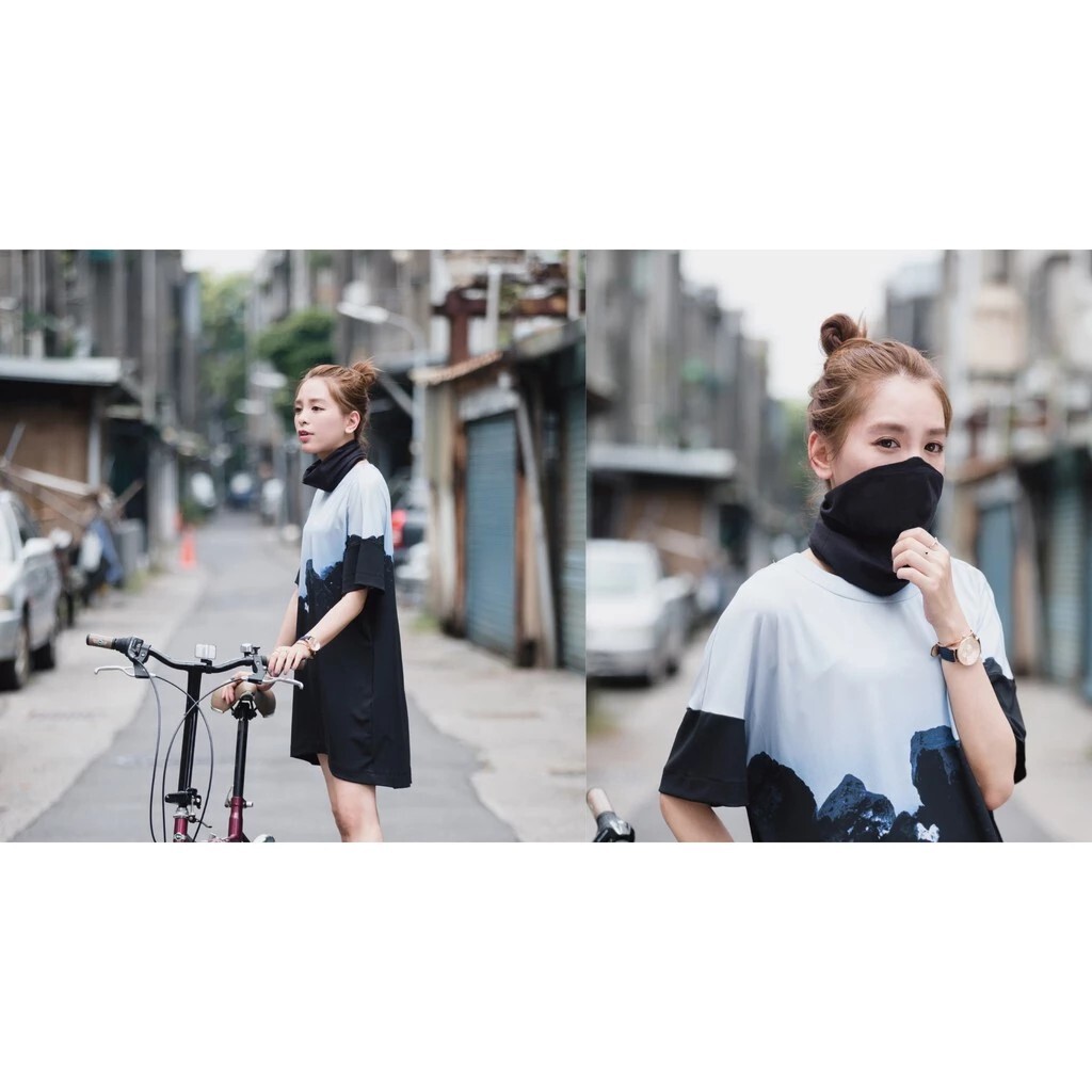 Xpure 淨對流抗霾魔術頭巾-極黑款V2.0 外銷韓國版本（韓文包裝）