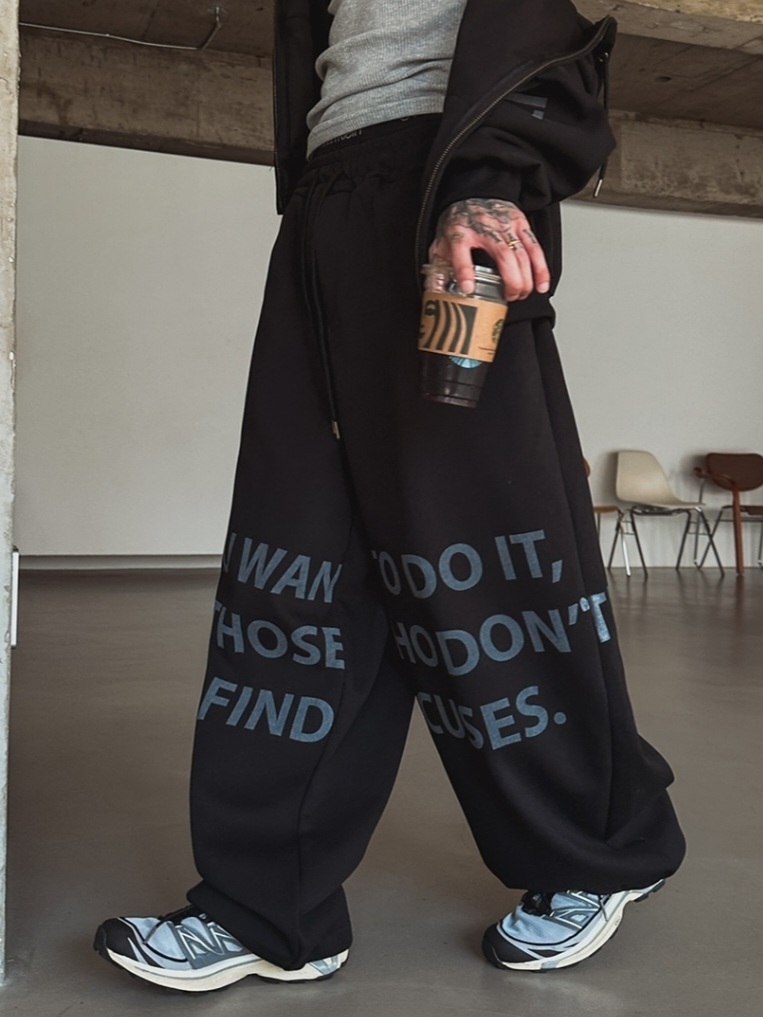 Wanted 字母運動褲