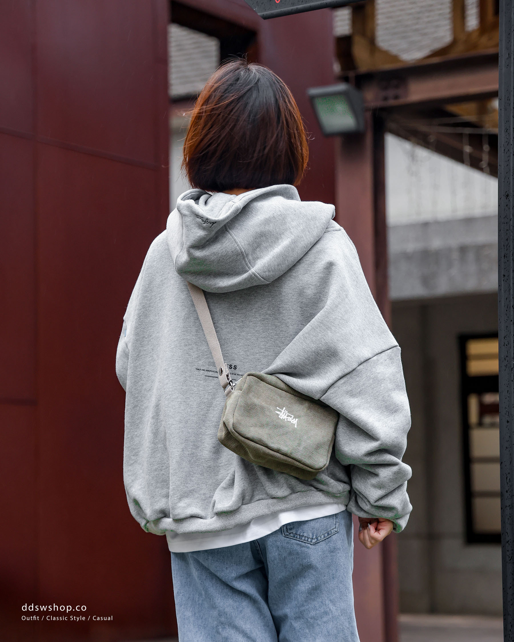 "現貨" STUSSY WAXED CANVAS SIDE POUCH 蠟布側背小包