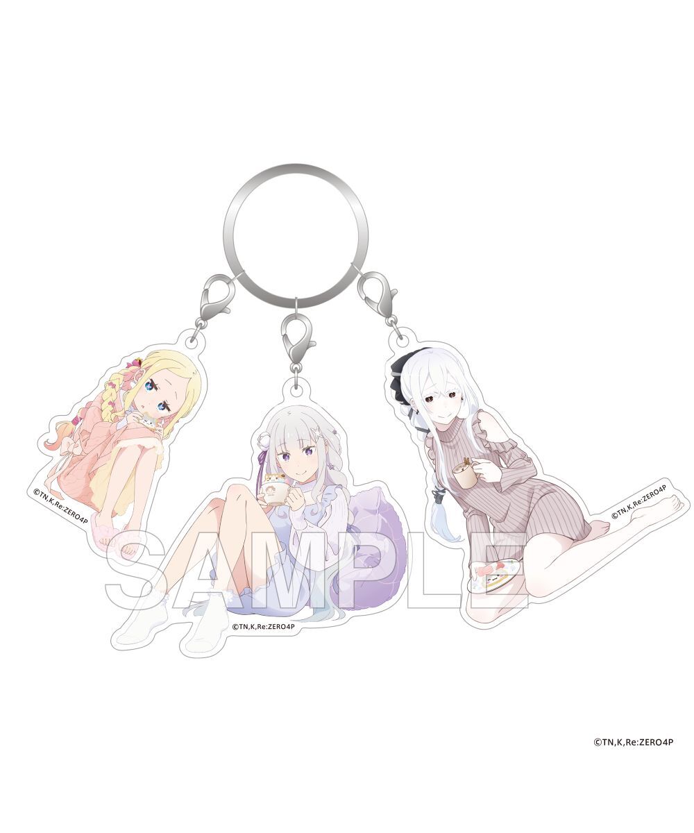 預購-「Re:從零開始的異世界生活」鑰匙圈 愛蜜莉雅的誕生日生活2025 ver.【日本進口精品】