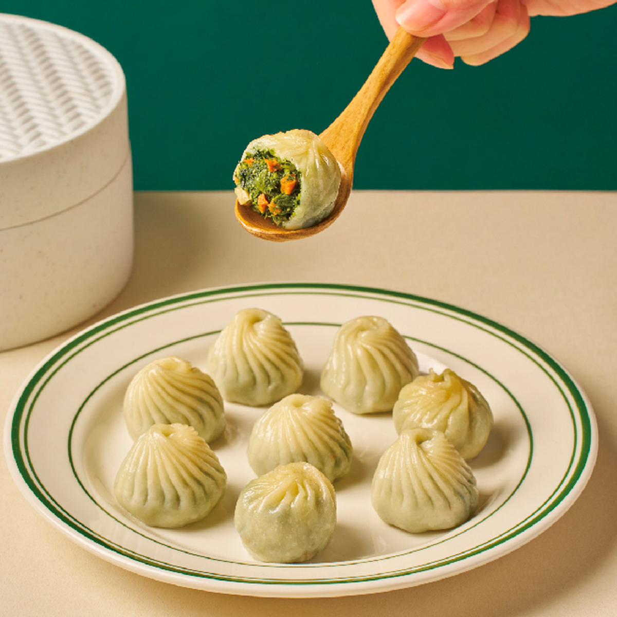 養心茶樓-鮮蔬小籠包(純素)