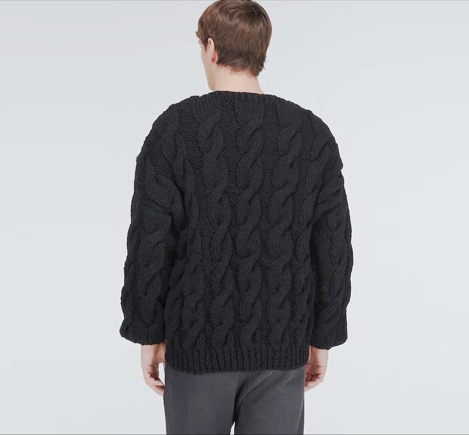 🔥ON SALE 55% OFF : VISVIM AMPLUS FISHERMAN HAND-KNIT - BLACK IN STOCK NOW (現貨發售中)
