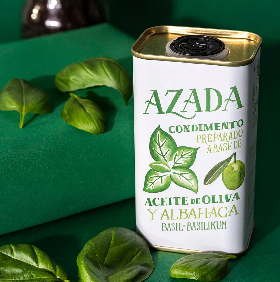 AZADA 亞查達 天然羅勒風味 特級初榨橄欖油（225ml）