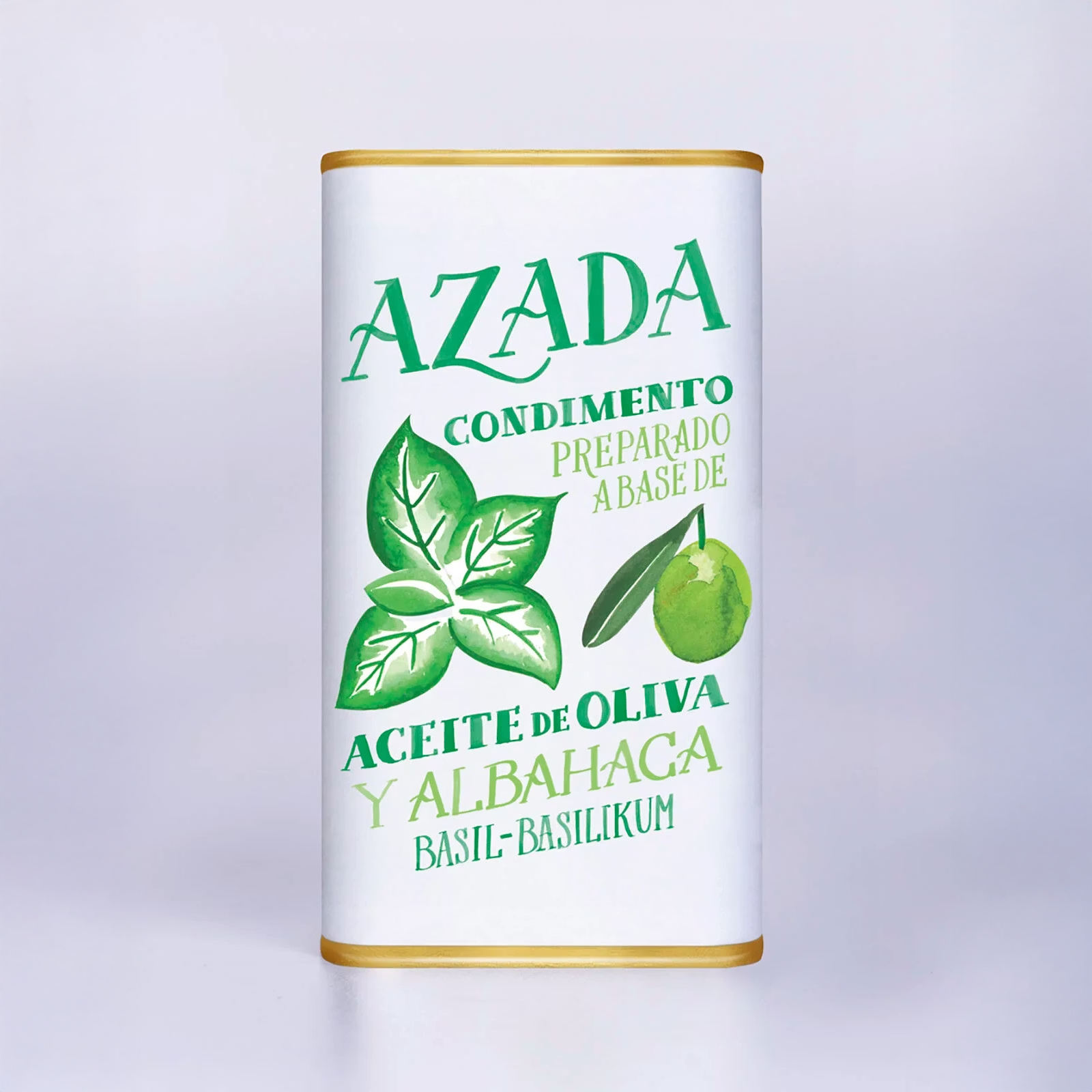AZADA 亞查達 天然羅勒風味 特級初榨橄欖油（225ml）
