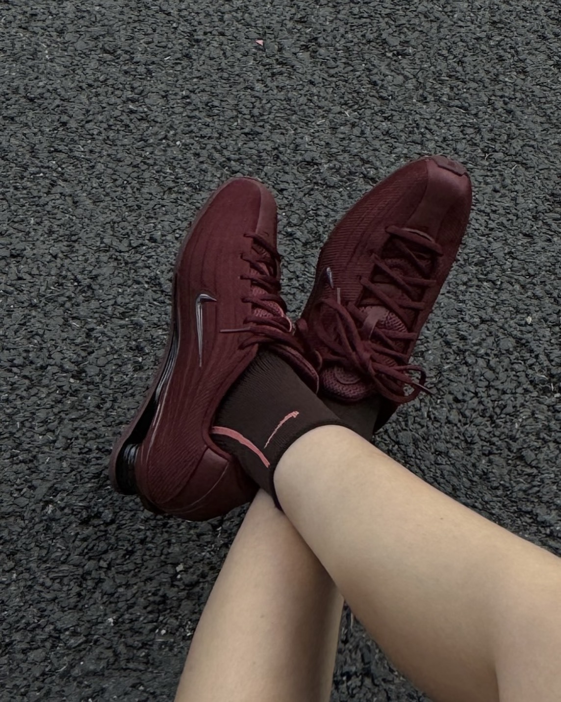 NIKE SHOX Z 復古 彈簧 氣墊 緩震 酒紅