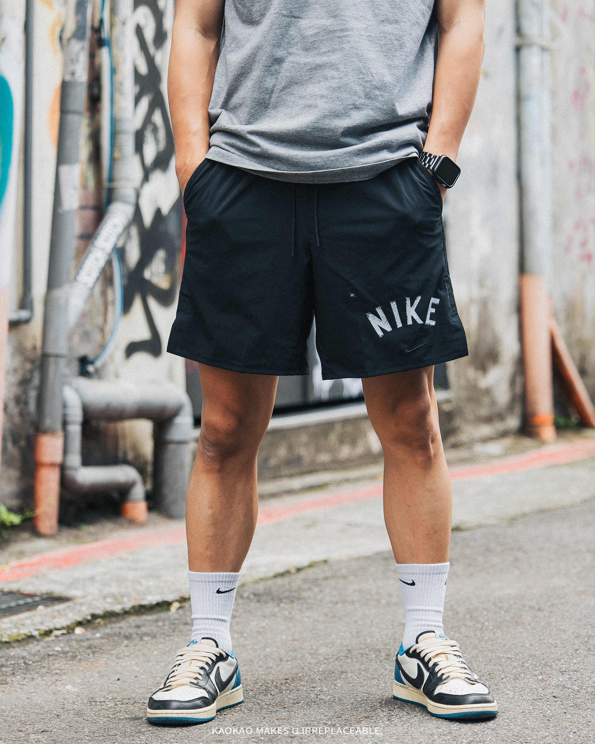 NIKE 短褲 Unlimited Swoosh Versatile 男款 黑 7吋 速乾 訓練 瑜珈 運動褲【FV9895-010】