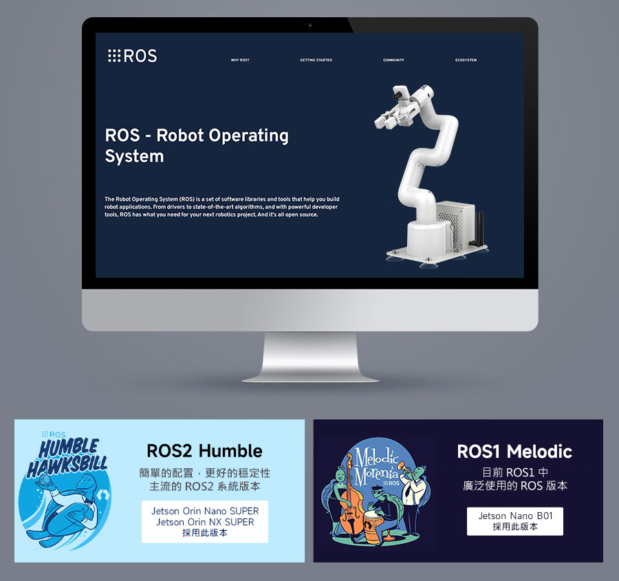 JetCobot ROS 機器人作業系統架構