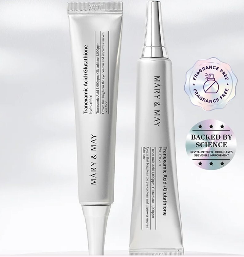 韓國 MARY&MAY 谷胱甘肽亮白修護眼霜 12g*2