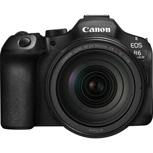 Canon EOS R6 Mark III 連 RF24-105mm f4 鏡頭套裝 無反相機 [香港行貨] HK$27,480 (訂金HK$2,000)
