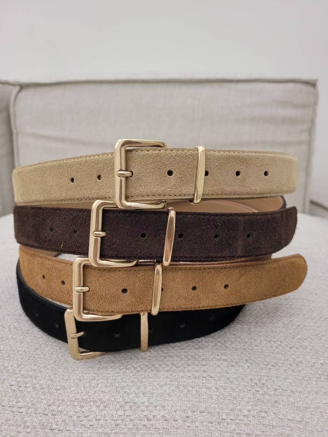 麂皮皮帶🤎(3.5cm)