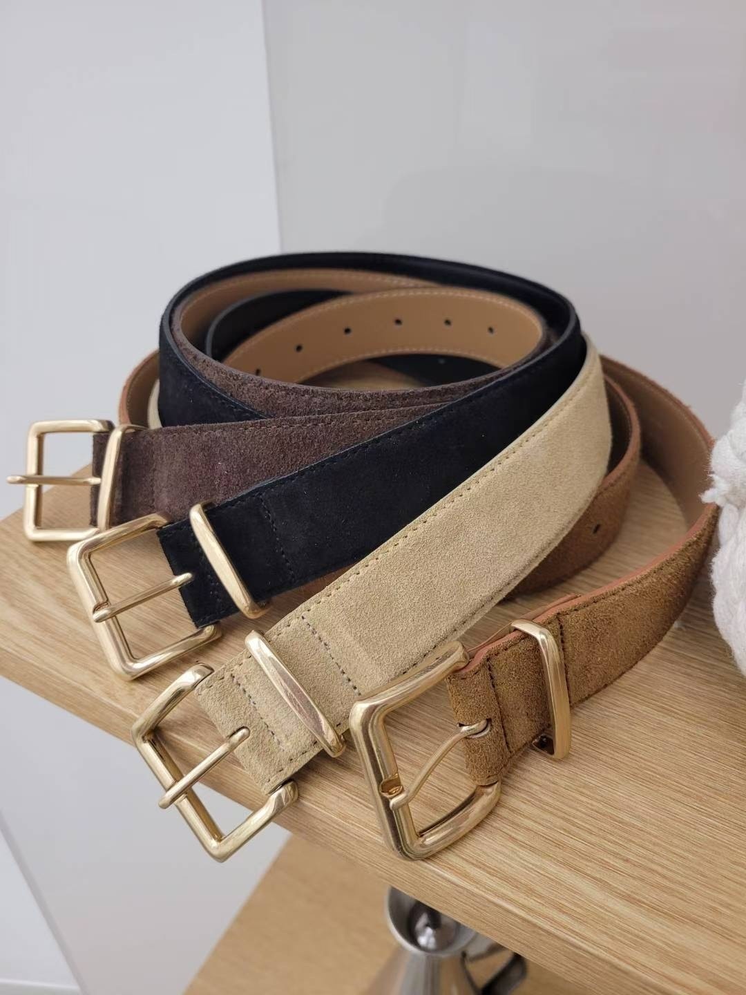 麂皮皮帶🤎(3.5cm)