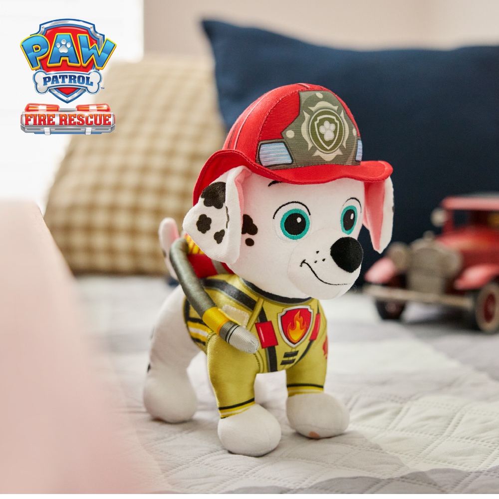 消防救援隊絨毛布偶 可愛站立