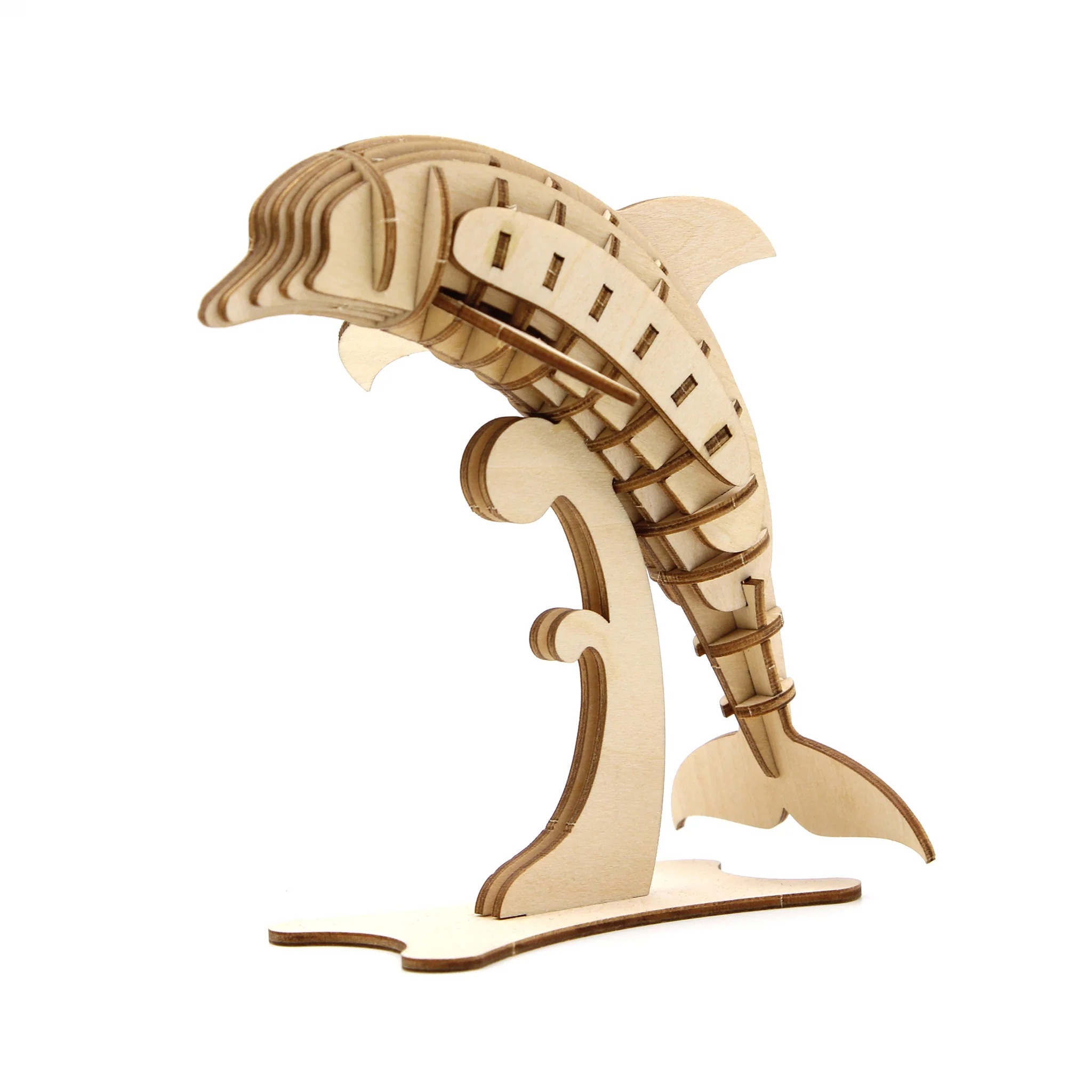 Jigzle 3D Wooden puzzle - Dolphin