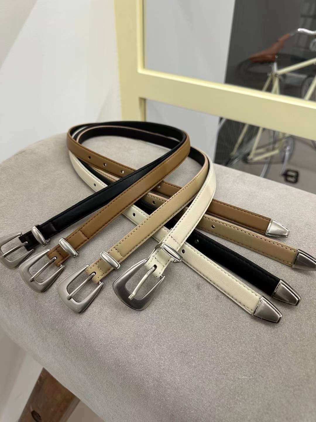 牛皮皮帶🤍 （2cm)